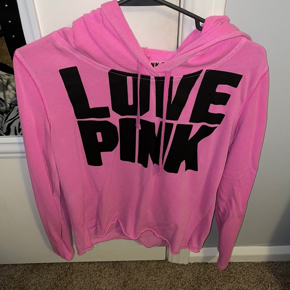 Love Pink Long Sleeve Hoodie